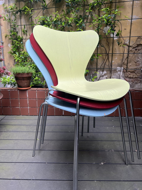 Image 1 of 3x chaise papillon Arne Jacobsen