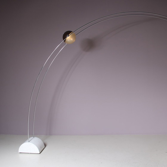 Image 1 of XL Arc Lamp by Gianni Gamberini & Studio A.R.D.I.T.I for Sormani, Italy 1970