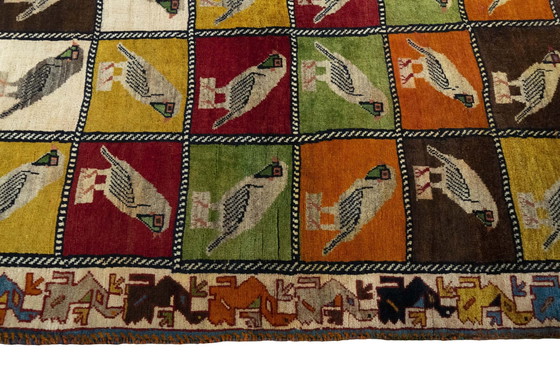 Image 1 of Tappeto nomade Gabbeh annodato a mano – 187 x 128 cm