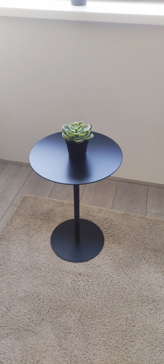 Image 1 of Modern Black Side Table Steel