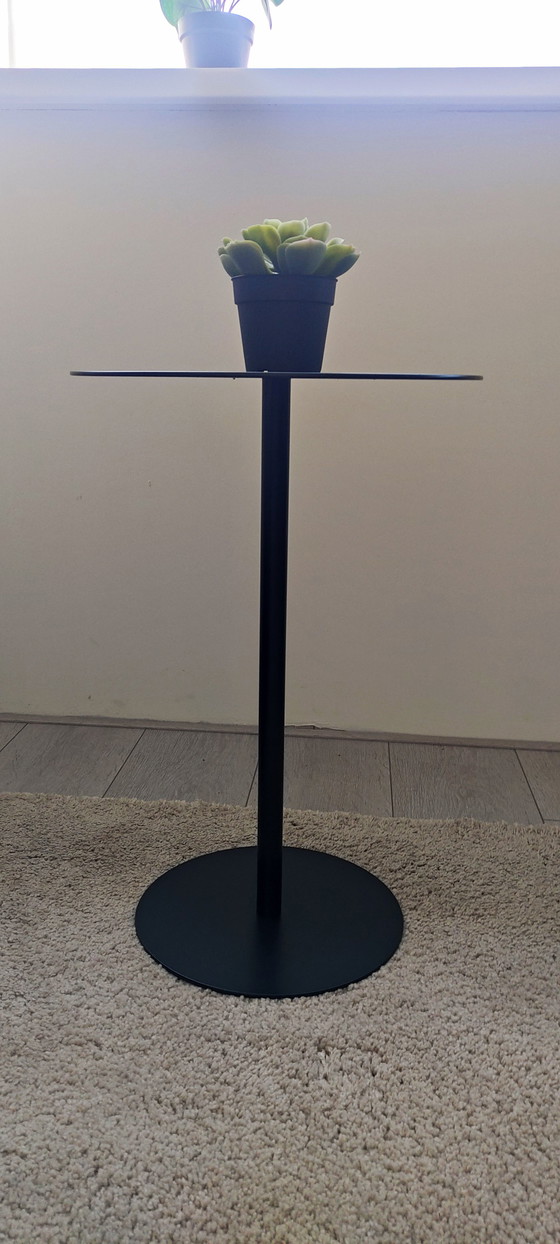 Image 1 of Modern Black Side Table Steel