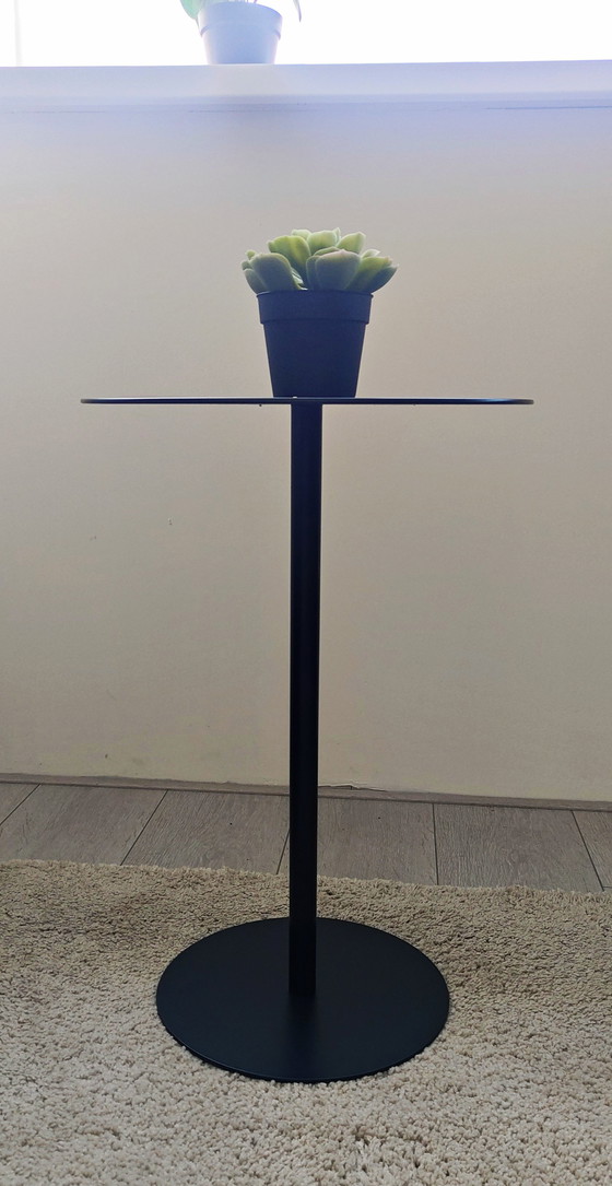 Image 1 of Modern Black Side Table Steel