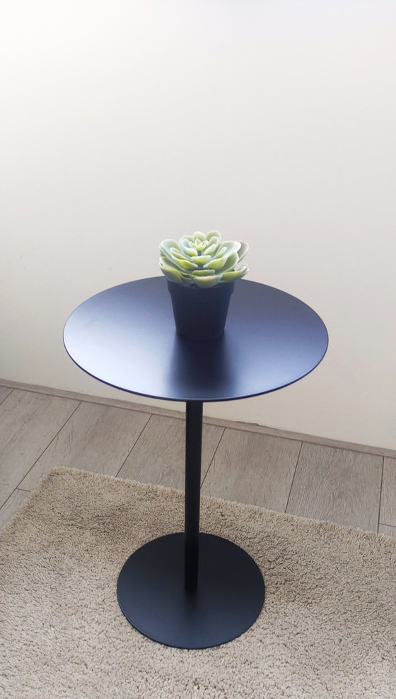 Image 1 of Modern Black Side Table Steel