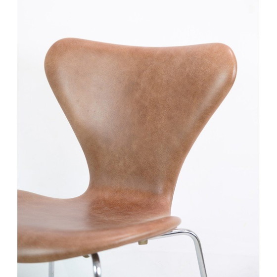 Image 1 of Set of 6 vintage Seven chairs 3107 by Arne Jacobsen for Fritz Hansen