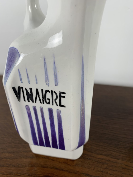 Image 1 of Art Deco Oil & Vinegar Set, Nimy, Belgium, 1930