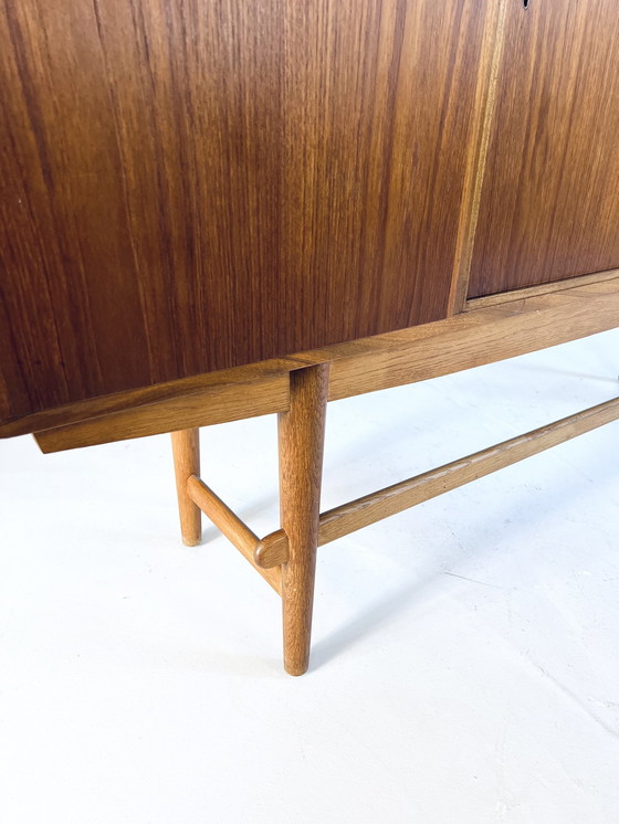 Image 1 of XL Teak & Oak Highboard, Denmark