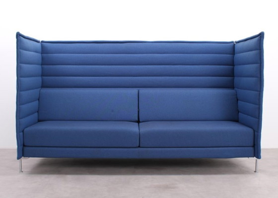 Image 1 of Vitra Alcove akoetic sofa blue