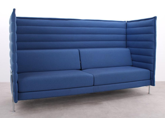 Image 1 of Vitra Alcove akoetic sofa blue