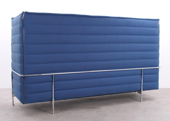 Image 1 of Vitra Alcove akoetic sofa blue