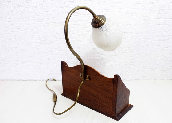 Image 1 of Letter Holder Desk Lamp 1950