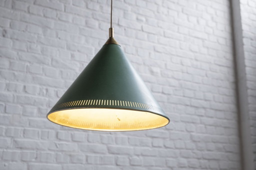 Bent Karlby Kegle Pendant Lamp, Lyfa Denmark 1960s