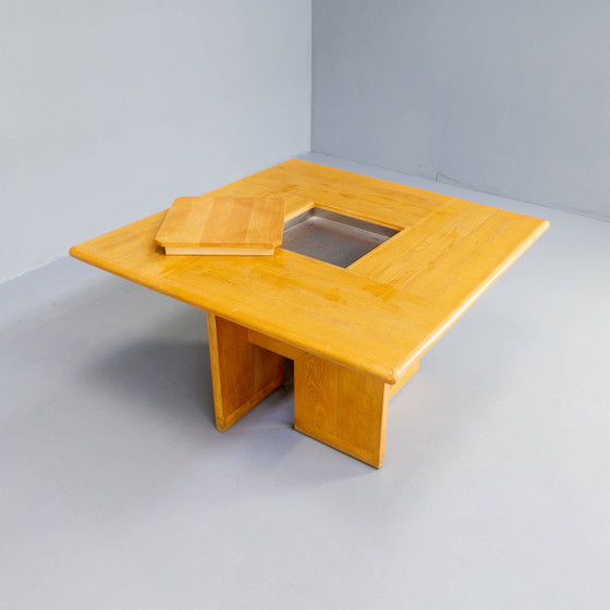 Image 1 of Table de salle à manger "tavolo quadrato" Fratelli Montina by Silvio Coppola