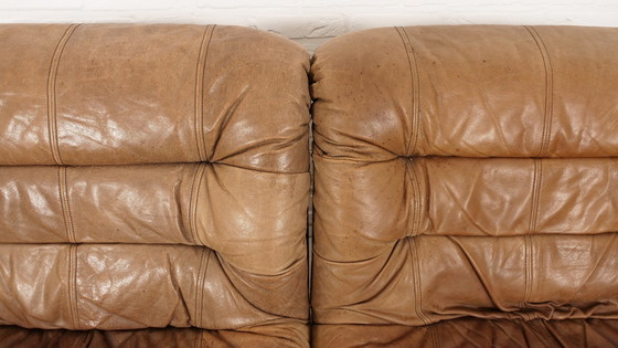 Image 1 of Modular sofa | Elements bank | Leather | Brown