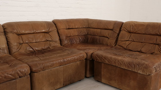 Image 1 of Modular sofa | Elements bank | Leather | Brown