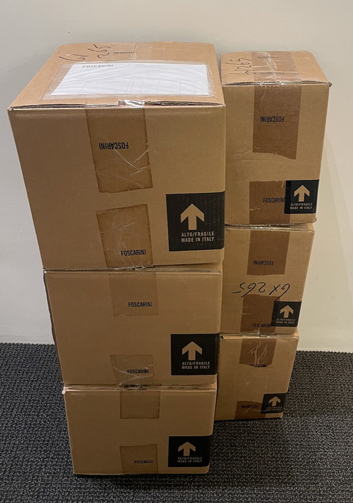 3x Foscarini Gregg Outdoor Suspension Medium hanging lamp