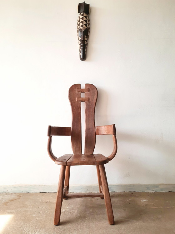 Image 1 of De Puydt oak armchair