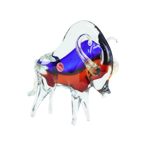 Image 1 of Murano Bull Glass Art