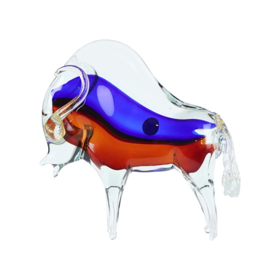 Image 1 of Murano Bull Glass Art