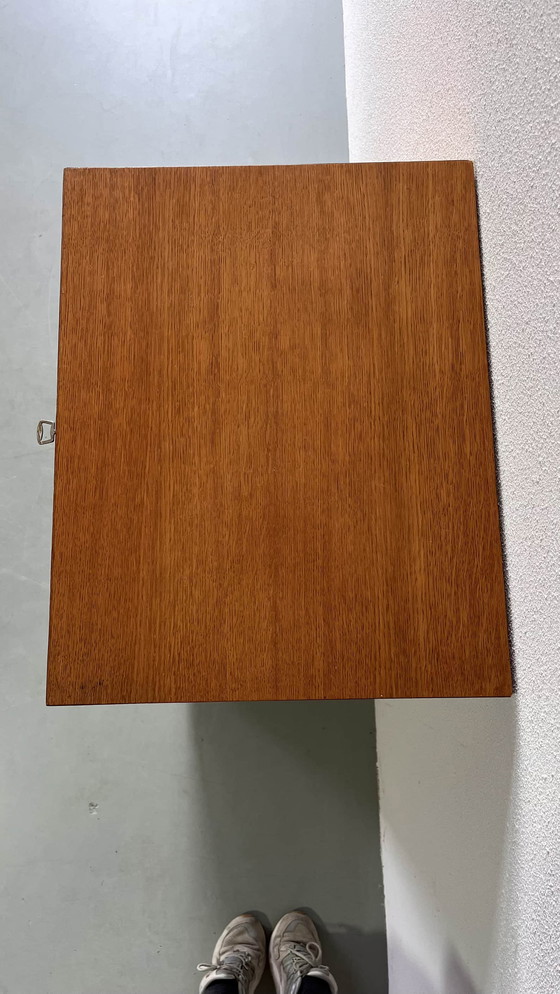 Image 1 of Mobiletto portadocumenti in rovere d'epoca 