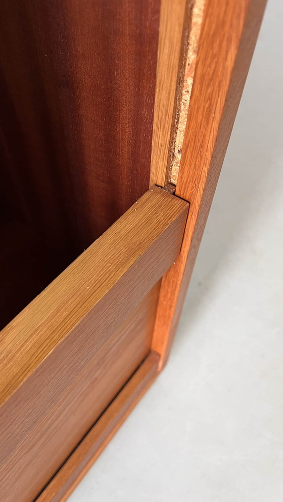 Image 1 of Mobiletto portadocumenti in rovere d'epoca 