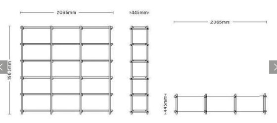 Image 1 of Hay Woody High shelving unit