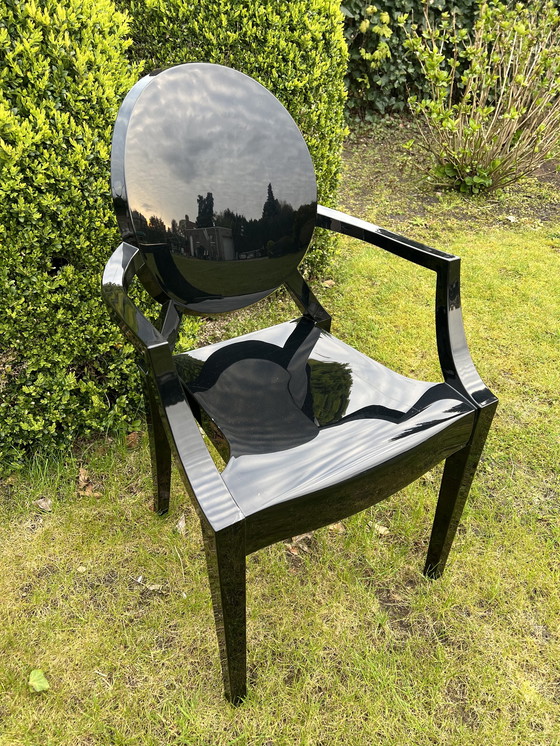 Image 1 of Kartell ghost armchair glossy black