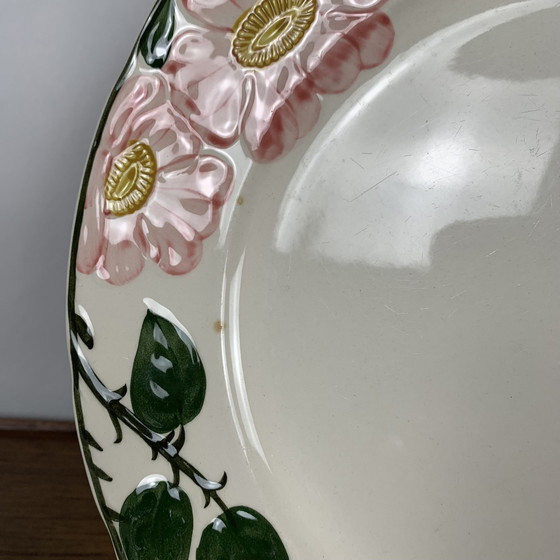 Image 1 of Set di 5 piatti piani Villeroy &amp; Boch "Wild Rose", servizio, 1970