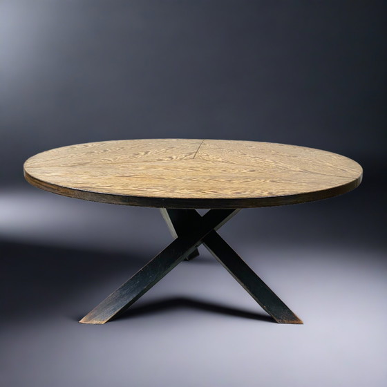 Image 1 of Gerard Geytenbeek Mid Century Table de salle à manger en wengé 1960