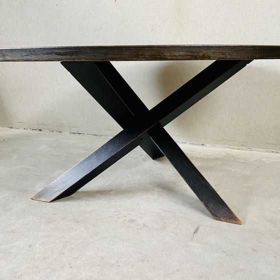 Image 1 of Gerard Geytenbeek Mid Century Table de salle à manger en wengé 1960