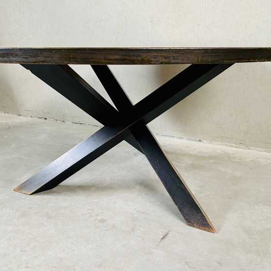 Image 1 of Gerard Geytenbeek Mid Century Table de salle à manger en wengé 1960