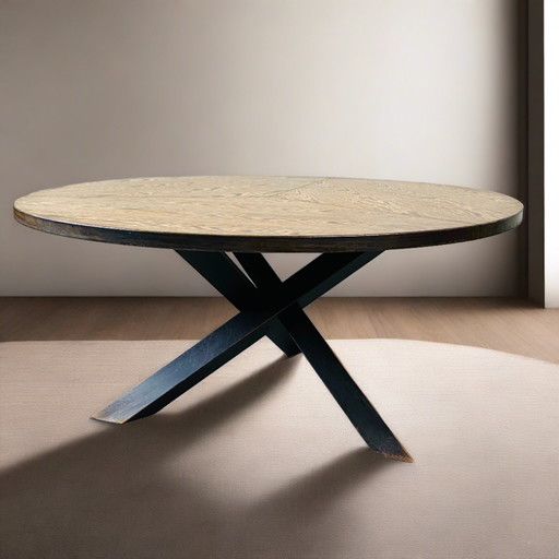 Gerard Geytenbeek Mid Century Table de salle à manger en wengé 1960