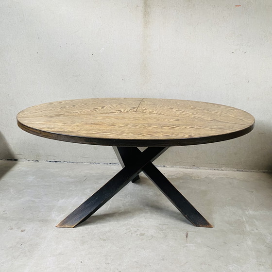 Image 1 of Gerard Geytenbeek Mid Century Table de salle à manger en wengé 1960