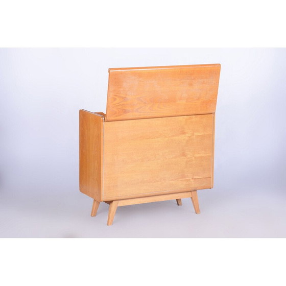 Image 1 of Mobiletto portaoggetti in frassino d'epoca per Jitona Sobeslav, Cecoslovacchia, 1950