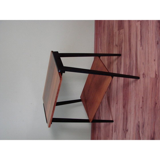 Image 1 of Vintage wood veneer side table, Poland, 1970
