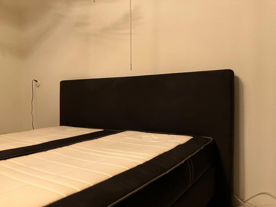 Image 1 of Black Auping Kiruna Boxspring, 180 X 200 Electrically Adjustable Along 1 Side