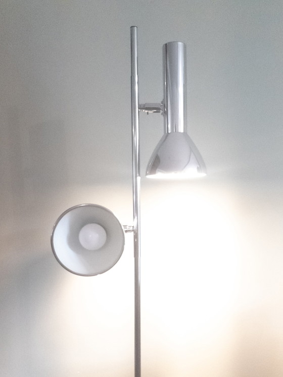 Image 1 of Vintage chrome floor lamp 1970
