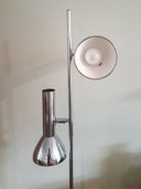 Lampada da terra cromata vintage 1970