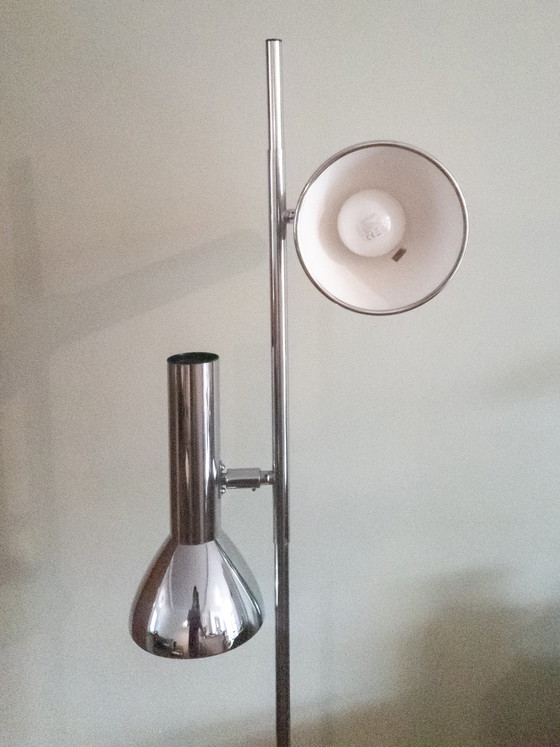 Image 1 of Vintage chrome floor lamp 1970