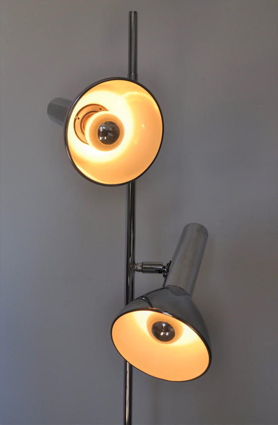 Image 1 of Vintage chrome floor lamp 1970