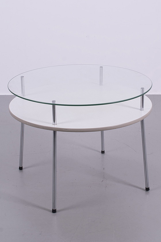 Image 1 of Tubular frame coffee table