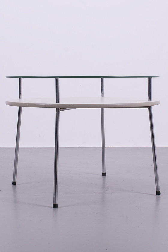 Image 1 of Tubular frame coffee table