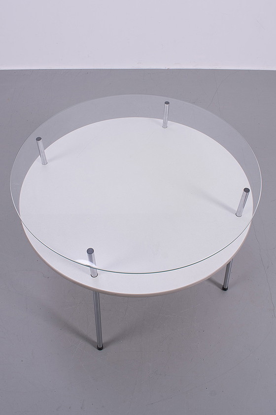 Image 1 of Tubular frame coffee table