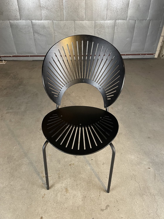 Image 1 of 4X Trinidad Chair 3398 Black By Nanna Ditzel By Fredericia Furniture