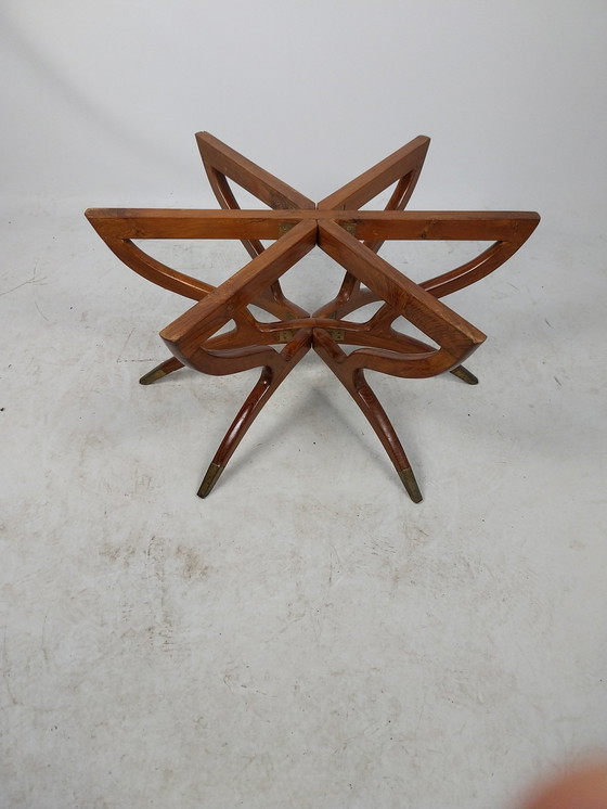 Image 1 of 1 X Round Spiderleg Coffee Table With Copper Top 85Cm