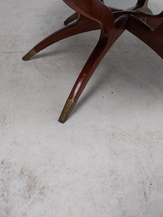 Image 1 of 1 X Round Spiderleg Coffee Table With Copper Top 85Cm