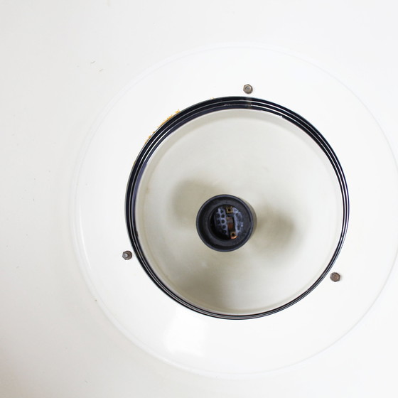 Image 1 of Lampada a sospensione vintage a cono giallo di Kazuo Motozawa per il personale, anni '70