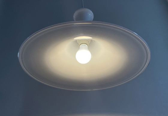 Image 1 of Holmegaard Mandarin Danish Pendant Lamp By Micheal Bang