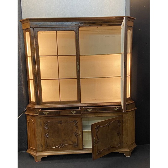 Image 1 of Vintage wooden display cabinet