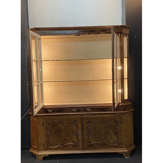Image 1 of Vintage wooden display cabinet
