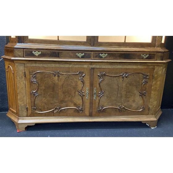 Image 1 of Vintage wooden display cabinet